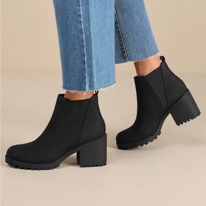 Dirty Laundry Black Ankle Boots